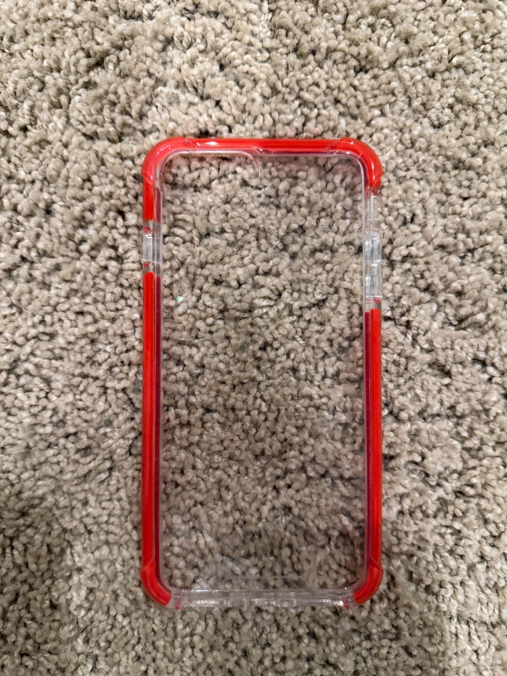 IPhone 8 Plus Case with Red Bumper